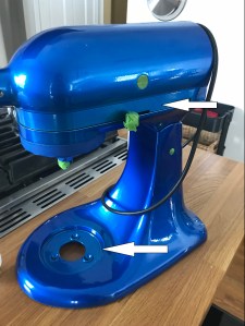 DIY Kitchen Aid Mixer Spray Paint Makeover