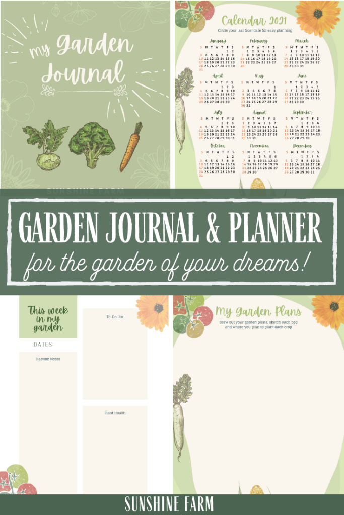 Garden journal and planner for the garden of your dreams